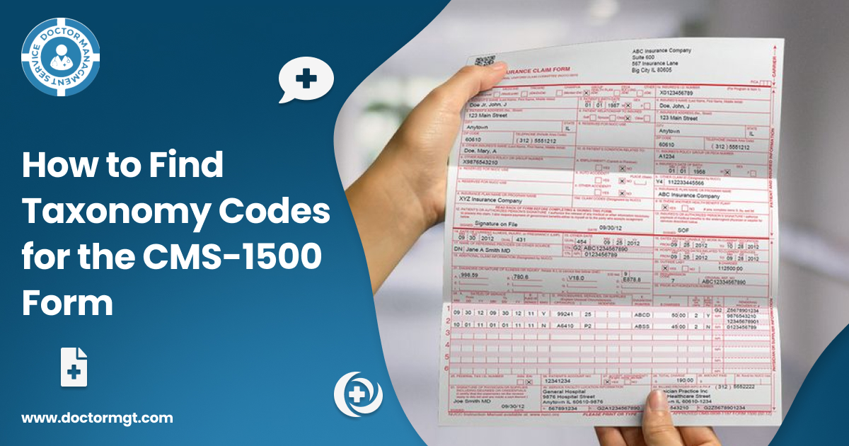 How to Find Taxonomy Codes for the CMS-1500 Form