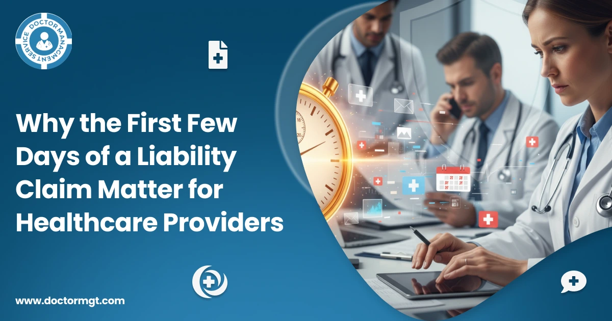 Why the First Few Days of a Liability Claim Matter for Healthcare Providers