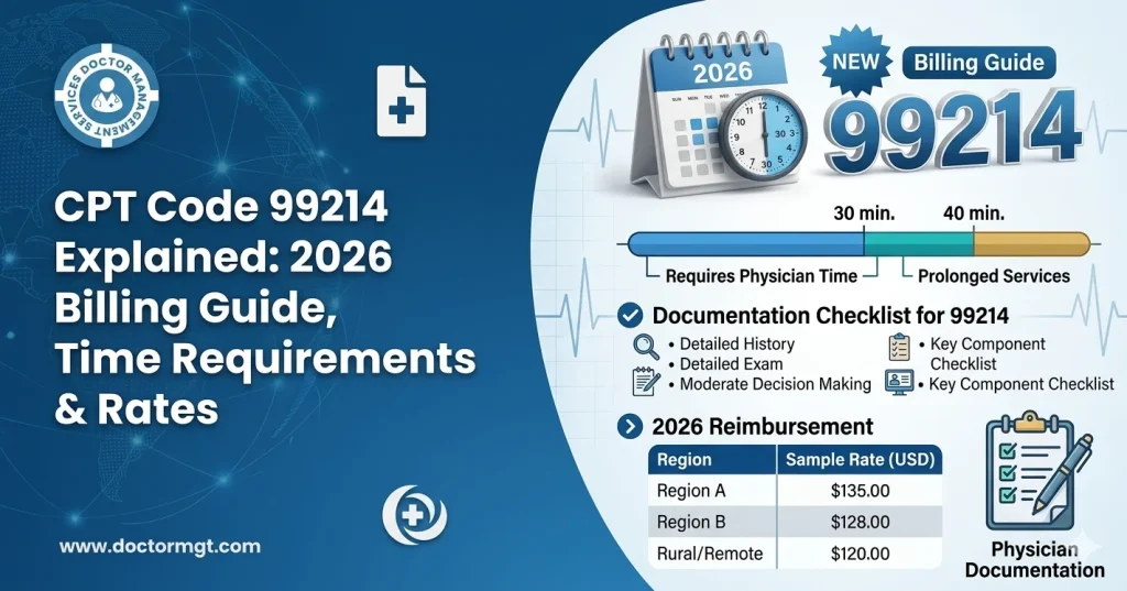 CPT Code 99214 Explained 2026 Billing Guide, Time Requirements & Rates