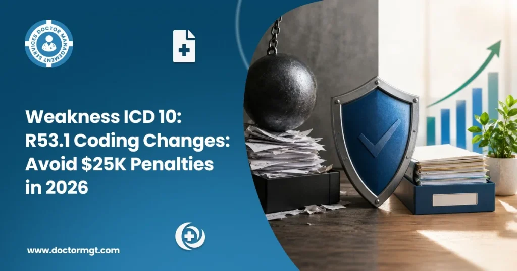 Weakness ICD 10 R53.1 Coding Changes Avoid $25K Penalties in 2026
