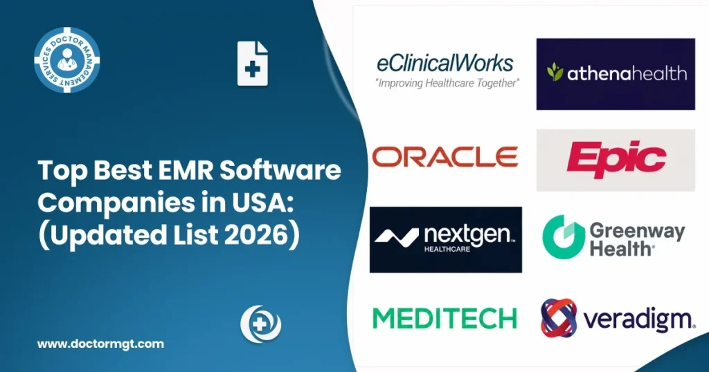 Top Best EMR Software Companies in USA [Updated List 2026]