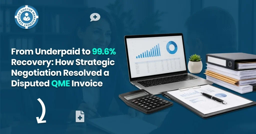 From Underpaid to 99.6% Recovery How Strategic Negotiation Resolved a Disputed QME Invoice