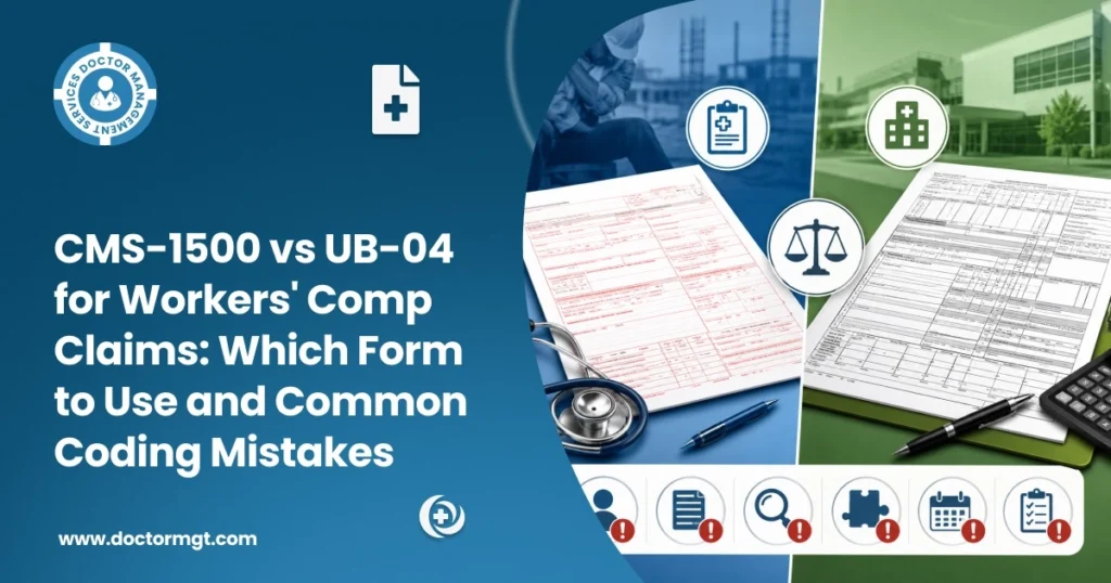 CMS 1500 vs UB 04 for Workers Comp Claims